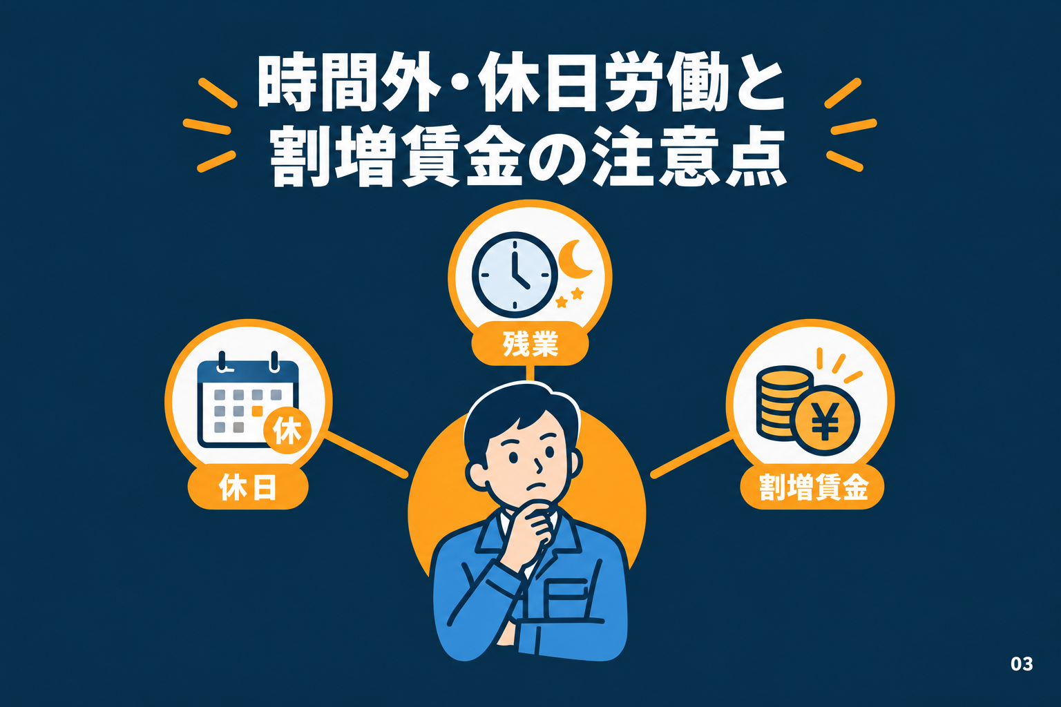 時間外・休日労働と割増賃金の注意点